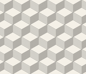 seamless pattern repeating geometric elements vector image