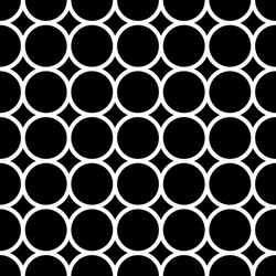 simple repeating texture with circles vector image