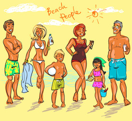 Beach People Vector Images (over 48,000)