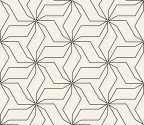 seamless pattern repeating geometric elements vector image