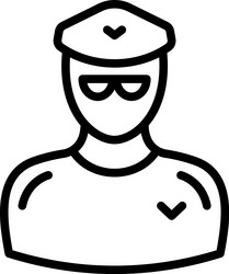 sergeant icon which can easily modify or e vector image