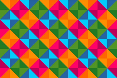 Colorful diamonds seamless pattern background vector