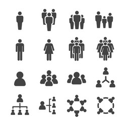 Man person thinking icon Royalty Free Vector Image