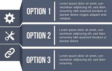 infographic template for data visualization 3 vector image