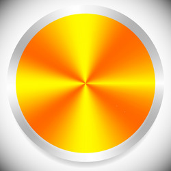 glossy shiny badge button background with conical vector image