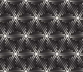 seamless pattern repeating geometric elements vector image