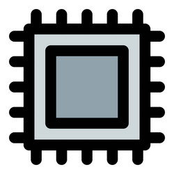 Microchip device for managing and processing data vector