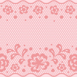 seamless lace pattern flower vintage background vector