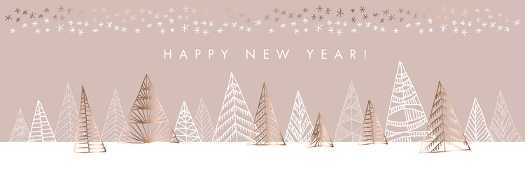 Naive Christmas Tree Sketch vector