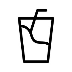 Drink icon vector