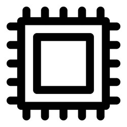 Microchip device for managing and processing data vector