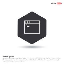 Programming code icon vector