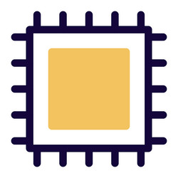 microchip device for managing and processing data vector image