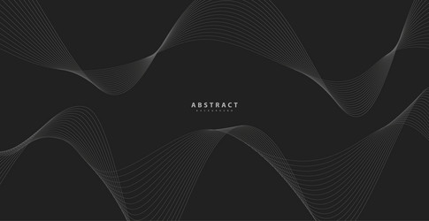 abstract background with gold line wave luxury vector image