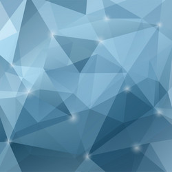 Abstract blue triangle background Royalty Free Vector Image