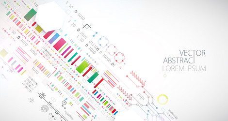 Abstract technology concept circuit board high vector