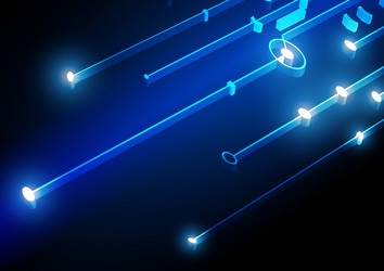 circuit technology background with hi-tech digital vector image