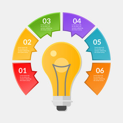infographic template of step or workflow diagram vector image