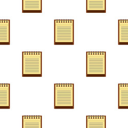 clean lined sheet of notepad pattern seamless vector image