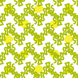 seamless summer color pattern of abstract shapes vector image