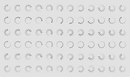 loading icons load indicator sign vector image
