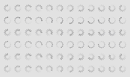 loading icons load indicator sign vector