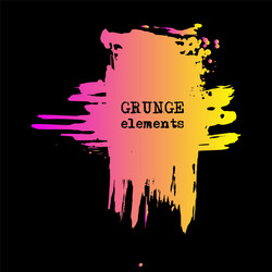 splats splashes and blobs gradient ink paint vector image
