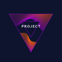 abstract background with dynamic waves vector image