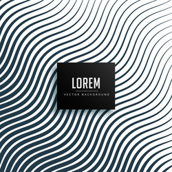 Dynamic Diagonal Wavy Lines Pattern vector image