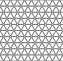 Geometric Triangles and Hexagons Pattern vector image