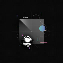 Tech Background - Abstract Digital vector image
