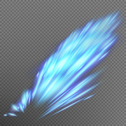 blue abstract effect object burst eps 10 vector image