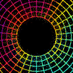 Bright abstract image in a modern style vector
