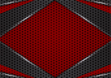 Geometric red and black color abstract background vector