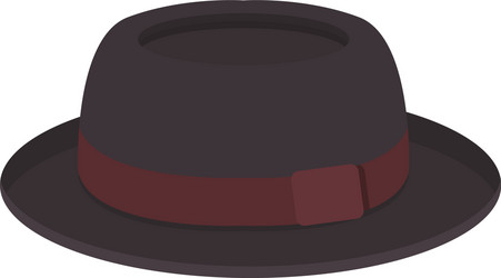 Hat headwear accessory isolated icon vector