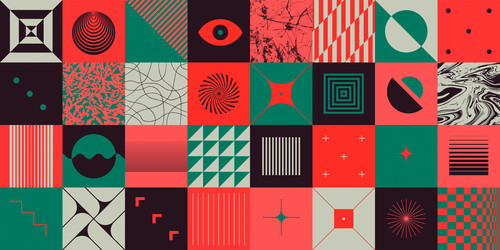 modern abstract geometric pattern background cool vector image