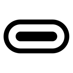 usb type c thunderbolt interface lightning port vector image