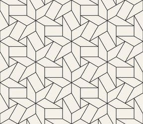 seamless pattern repeating geometric elements vector image