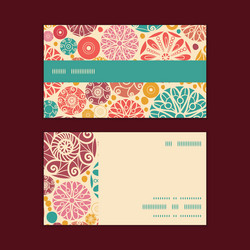 abstract decorative circles horizontal stripe vector image