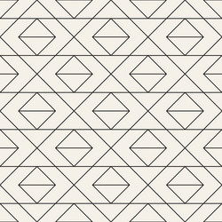 Seamless pattern repeating geometric elements vector