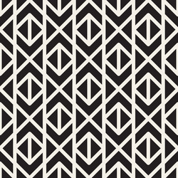 Seamless pattern repeating geometric elements vector