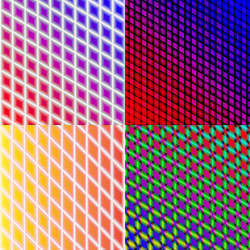 set of splash color abstract glowing background vector image