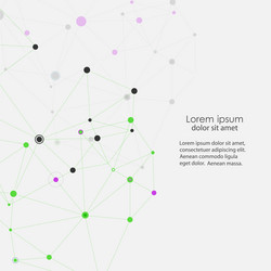 Network and connection background for your vector