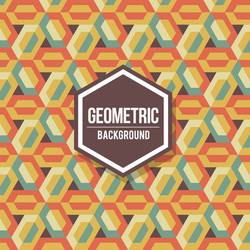 abstract geometric background for design retro vector