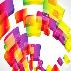 Multicolor abstract bright background elements vector