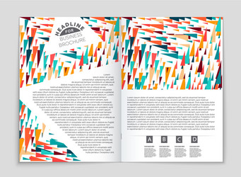 abstract layout background set for art vector image
