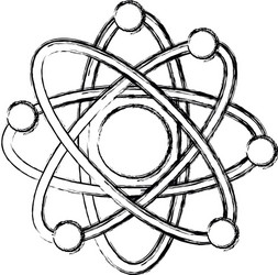 Atom scheme molecule particle science school vector