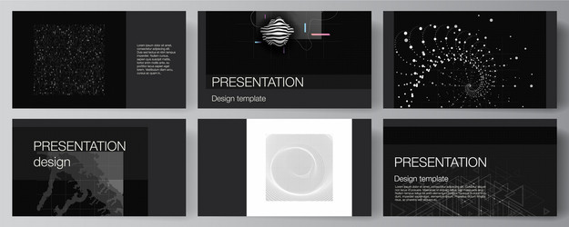 Modern Presentation Slides Background vector image
