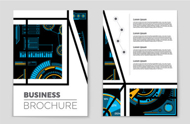 Abstract layout background set for art vector