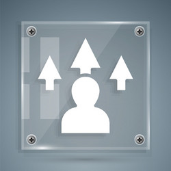 White web design and front end development icon vector